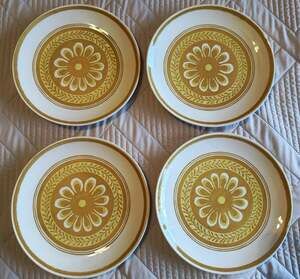 Set of 4 - Vintage Royal China Cavalier Ironstone “Casablanca” 10” Dinner Plates